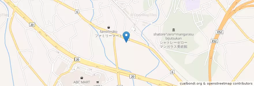 Mapa de ubicacion de 双葉郵便局 en 日本, 山梨県, 甲斐市.
