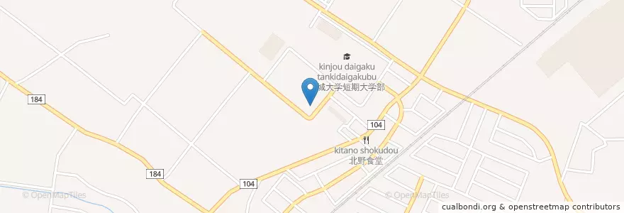 Mapa de ubicacion de 市立松陽小学校 en ژاپن, 石川県, 白山市.