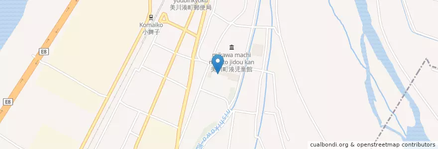 Mapa de ubicacion de 市立湊小学校 en 日本, 石川县, 白山市.