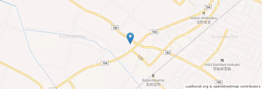 Mapa de ubicacion de 松任警察署笠間駐在所 en 日本, 石川县, 白山市.