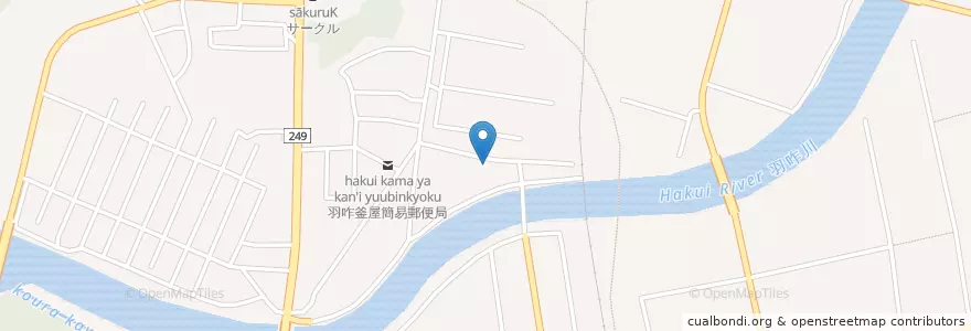 Mapa de ubicacion de 桜ケ丘保育所 en Japão, 石川県, 羽咋市.