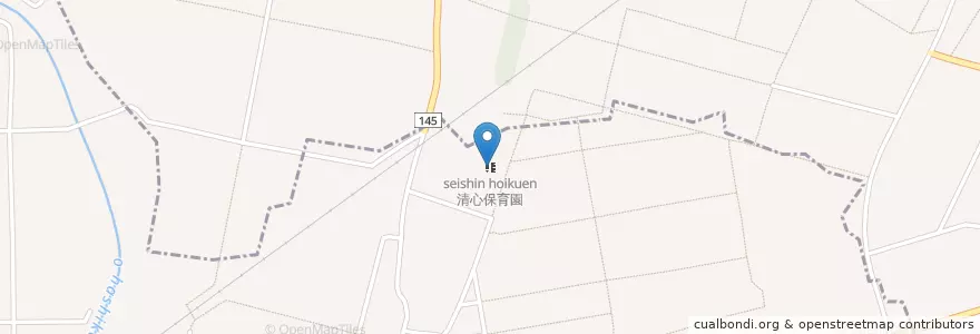 Mapa de ubicacion de 清心保育園 en Japón, Prefectura De Ishikawa, 加賀市.