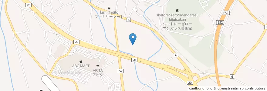 Mapa de ubicacion de 甲斐市立双葉図書館 en Giappone, Prefettura Di Yamanashi, 甲斐市.