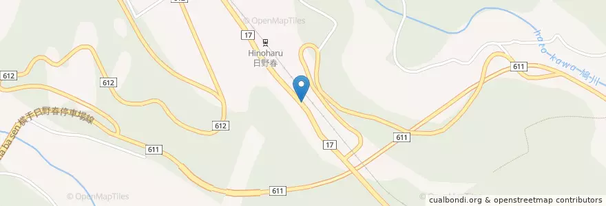 Mapa de ubicacion de 長坂警察署日野春駐在所 en 日本, 山梨县, 北杜市.