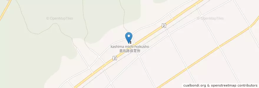 Mapa de ubicacion de 鹿島路簡易郵便局 en Japão, 石川県, 羽咋市.