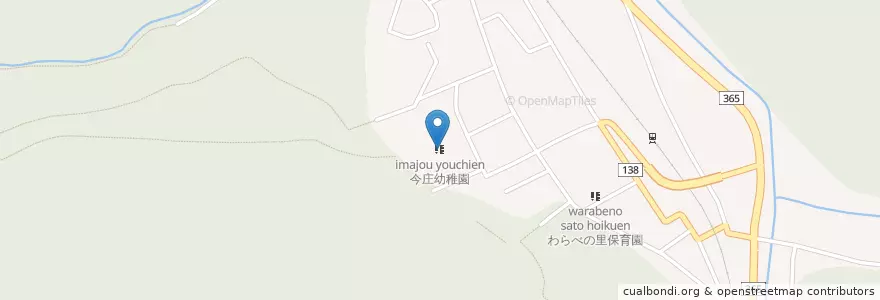 Mapa de ubicacion de 今庄幼稚園 en 日本, 福井県, 南条郡, 南越前町.