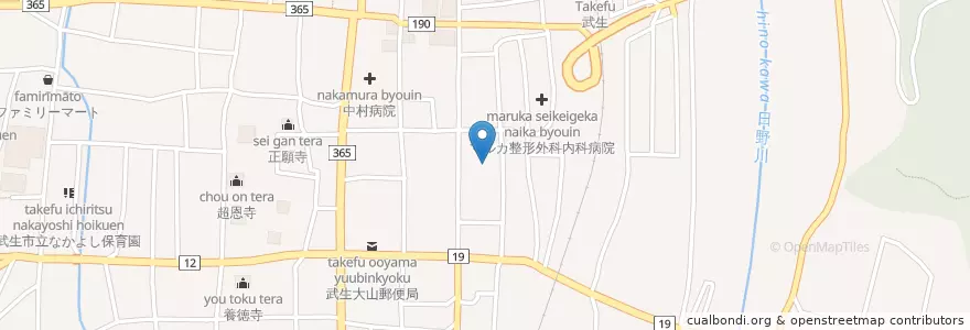 Mapa de ubicacion de 恩恵幼稚園 en 日本, 福井県, 越前市.