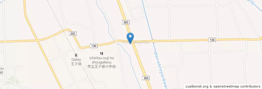 Mapa de ubicacion de 王子保郵便局 en Япония, Фукуи, 越前市.