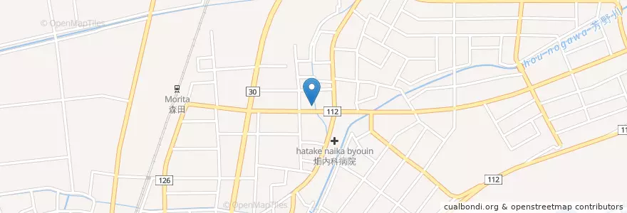 Mapa de ubicacion de 福井市中消防署森田分遣所 en Japon, Préfecture De Fukui, 福井市.