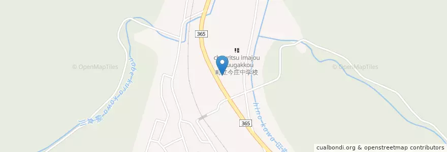 Mapa de ubicacion de 越前警察署今庄駐在所 en Japón, Prefectura De Fukui, 南条郡, 南越前町.