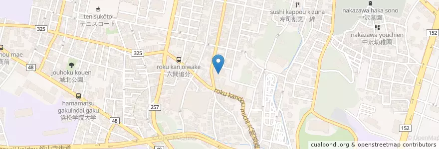 Mapa de ubicacion de あけぼの幼稚園 en Japon, Préfecture De Shizuoka, 浜松市, 中区.