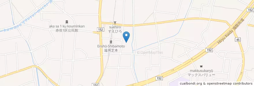 Mapa de ubicacion de しばもと保育園 en Япония, Сидзуока, 浜松市, 浜北区.