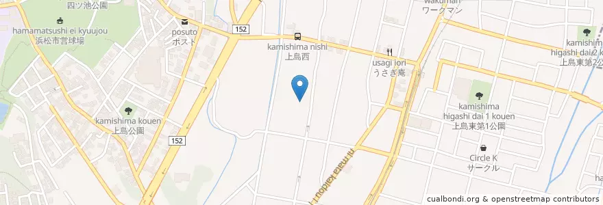 Mapa de ubicacion de たんぽぽ保育園 en ژاپن, 静岡県, 浜松市, 中区.