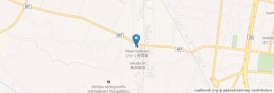 Mapa de ubicacion de ひかり保育園 en Giappone, Prefettura Di Mie, 津市.
