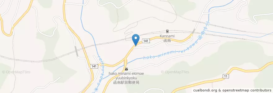 Mapa de ubicacion de 三島警察署大竹駐在所 en Giappone, Prefettura Di Shizuoka, 田方郡, 函南町.