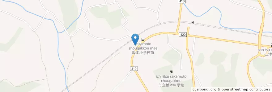Mapa de ubicacion de 中津川警察署坂本交番 en 日本, 岐阜県, 中津川市.