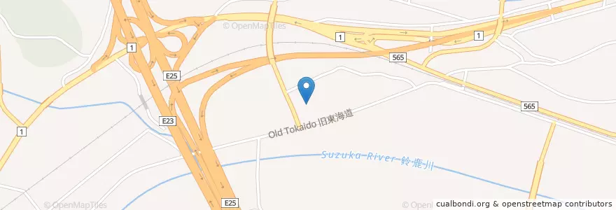 Mapa de ubicacion de 亀山市立神辺保育園 en 日本, 三重県, 亀山市.