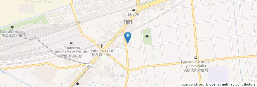 Mapa de ubicacion de 浜松市消防局南消防署 en 日本, 静岡県, 浜松市, 中区.