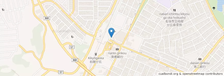 Mapa de ubicacion de 名張警察署桔梗が丘交番 en Japão, 三重県, 名張市.