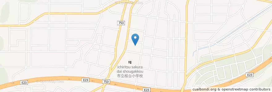 Mapa de ubicacion de 四日市市立桜台保育園 en Japan, Präfektur Mie, 四日市市.