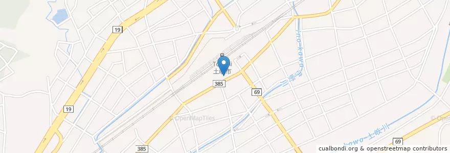 Mapa de ubicacion de 土岐駅前郵便局 en ژاپن, 岐阜県, 土岐市.