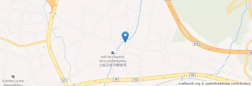 Mapa de ubicacion de 多治見警察署定林寺駐在所 en Japan, Gifu Prefecture, Toki.