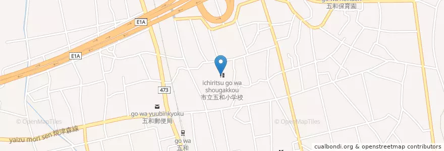Mapa de ubicacion de 市立五和小学校 en 日本, 静岡県, 島田市.