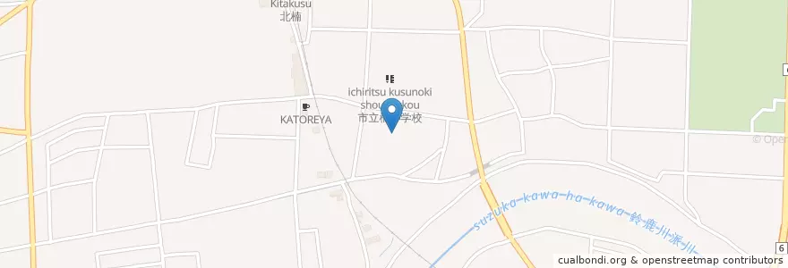 Mapa de ubicacion de 市立楠中学校 en 日本, 三重県/三重縣, 四日市市.