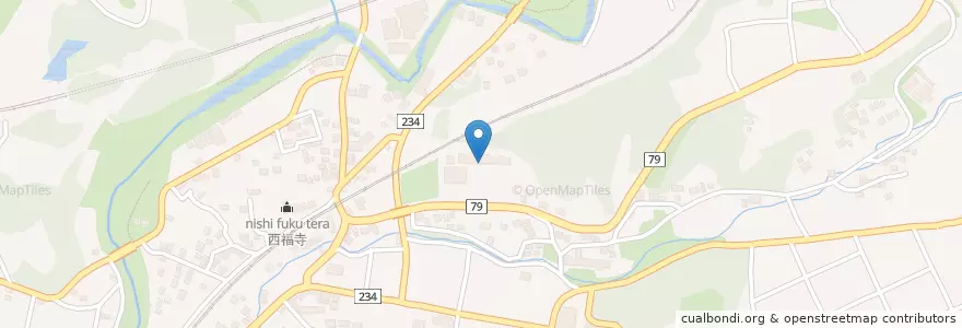 Mapa de ubicacion de 市立河城小学校 en 日本, 静岡県, 菊川市.