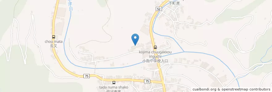 Mapa de ubicacion de 市立清水小島中学校 en Japan, Präfektur Shizuoka, 静岡市, 清水区.