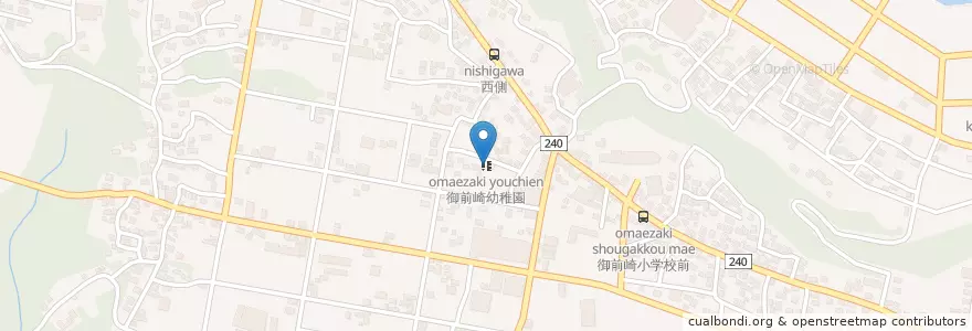 Mapa de ubicacion de 御前崎幼稚園 en 일본, 시즈오카현, 御前崎市.