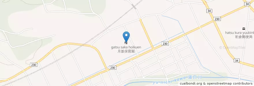 Mapa de ubicacion de 月坂保育園 en 日本, 静岡県, 島田市.