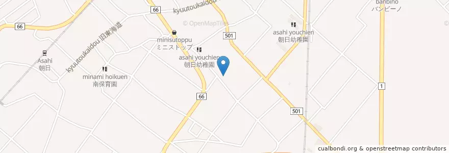 Mapa de ubicacion de 朝日町児童館 en Япония, Миэ, 三重郡, 朝日町.