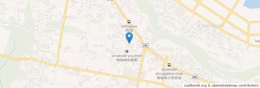 Mapa de ubicacion de 東京管区気象台御前崎測候所 en 日本, 静岡県, 御前崎市.