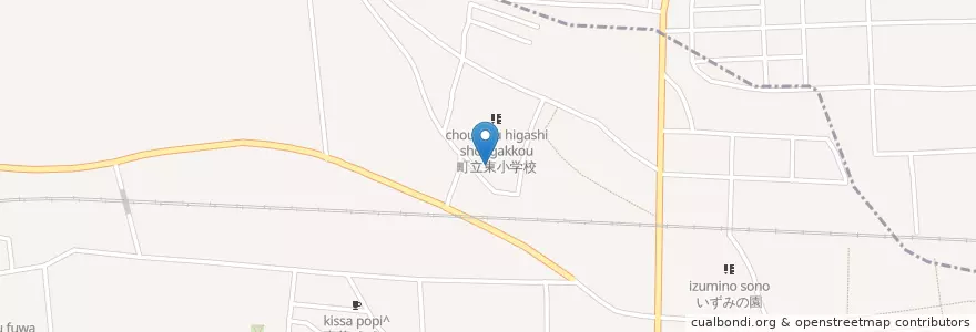 Mapa de ubicacion de 東幼稚園 en 日本, 岐阜県, 大垣市, 不破郡, 垂井町.