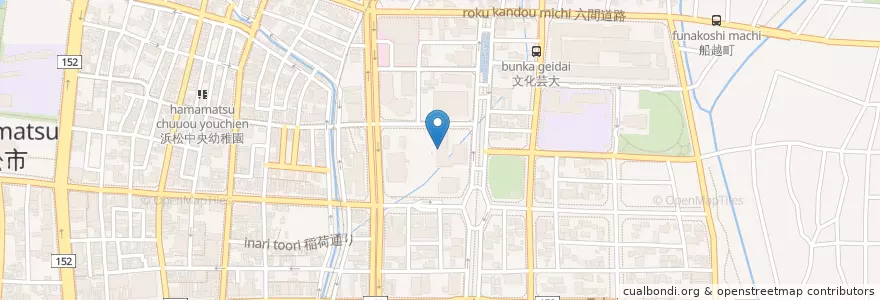 Mapa de ubicacion de 横浜防衛施設局 浜松防衛施設事務所 en 일본, 시즈오카현, 浜松市, 中区.