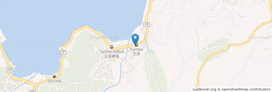 Mapa de ubicacion de 沼津西浦郵便局 en Japão, 静岡県, 沼津市.