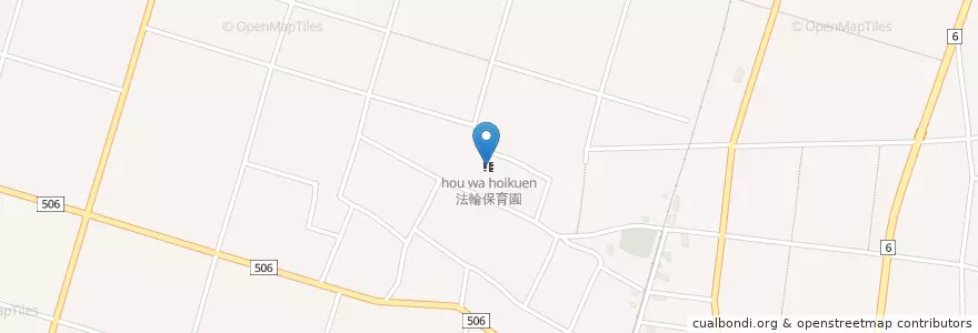 Mapa de ubicacion de 法輪保育園 en اليابان, 三重県, 鈴鹿市.