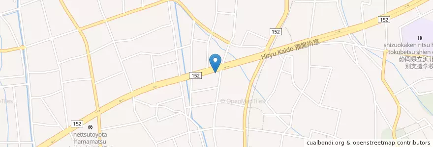 Mapa de ubicacion de 浜北警察署新原交番 en Japon, Préfecture De Shizuoka, 浜松市, 浜北区.