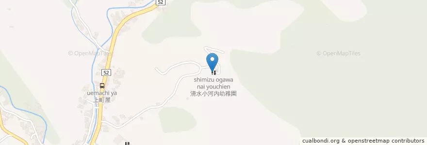 Mapa de ubicacion de 清水小河内幼稚園 en ژاپن, 静岡県, 静岡市, 清水区.