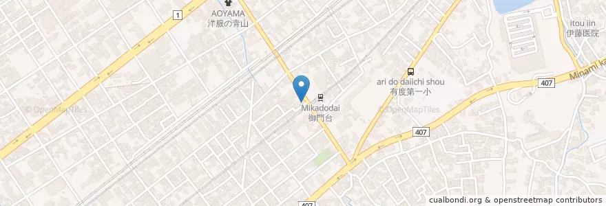 Mapa de ubicacion de 清水御門台郵便局 en Giappone, Prefettura Di Shizuoka, 静岡市, 清水区.