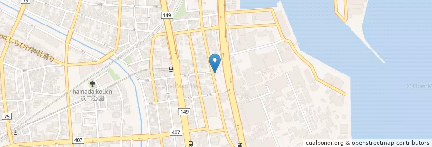 Mapa de ubicacion de 清水警察署相生交番 en Japão, 静岡県, 静岡市, 清水区.