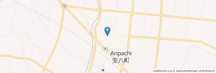 Mapa de ubicacion de 生涯学習センターハートピア安八図書館 en Jepun, 岐阜県, 安八郡, 安八町.