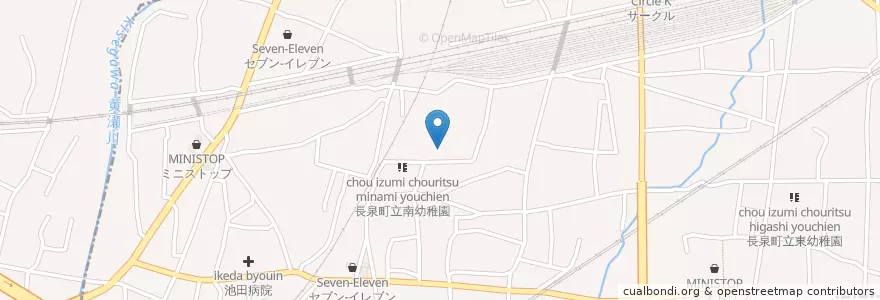 Mapa de ubicacion de 町立南小学校 en 일본, 시즈오카현, 駿東郡, 長泉町.