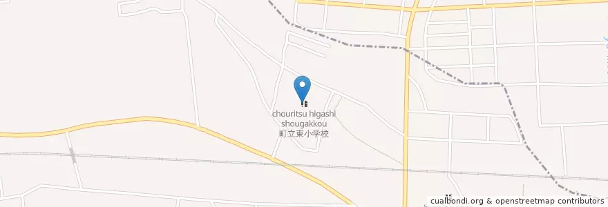 Mapa de ubicacion de 町立東小学校 en 日本, 岐阜県, 大垣市, 不破郡, 垂井町.