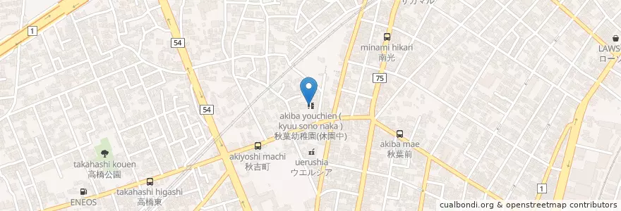Mapa de ubicacion de 秋葉幼稚園(休園中) en Япония, Сидзуока, 静岡市, 清水区.