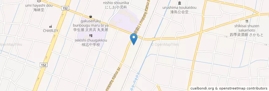 Mapa de ubicacion de 浜松市立積志保育園 en Japon, Préfecture De Shizuoka, 浜松市, 東区.