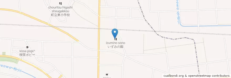 Mapa de ubicacion de いずみの園 en 일본, 기후현, 大垣市, 不破郡, 垂井町.