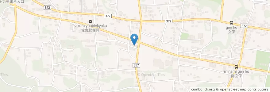 Mapa de ubicacion de 菊川警察署佐倉駐在所 en Japonya, 静岡県, 御前崎市.