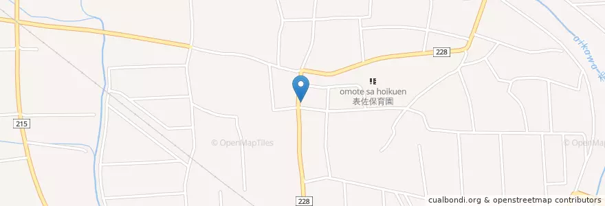 Mapa de ubicacion de 表佐郵便局 en ژاپن, 岐阜県, 不破郡, 垂井町.